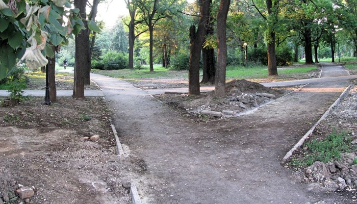 Жената се спънала в неравностите по една от алеите в Младежкия парк и паднала