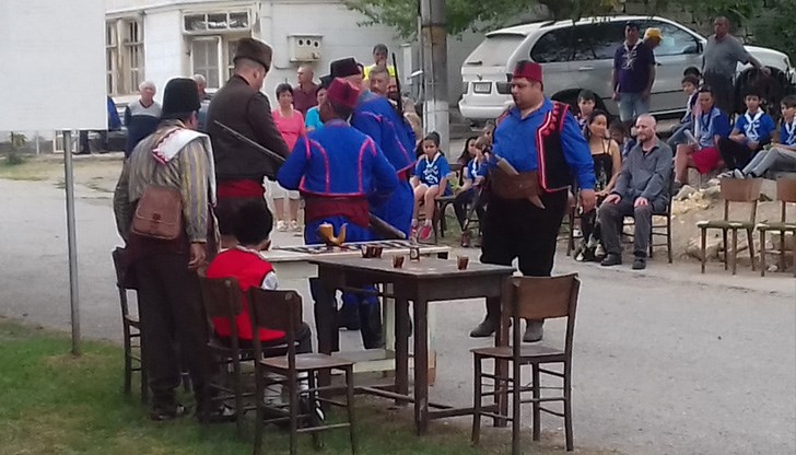 Вчера в селото бе направена възстановка по залавянето на водача на Червеноводската чета