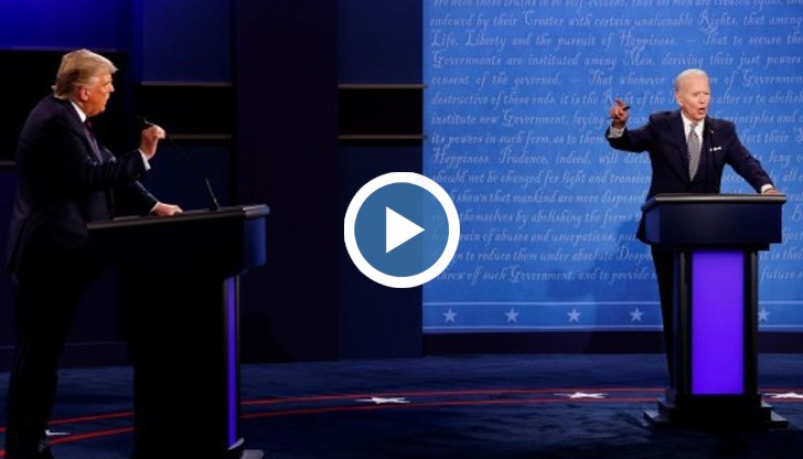 Проучване след дебата сочи, че 6 от 10 зрители казват, че Джо Байдън е победител. 28% смятат, че Тръмп е надделял