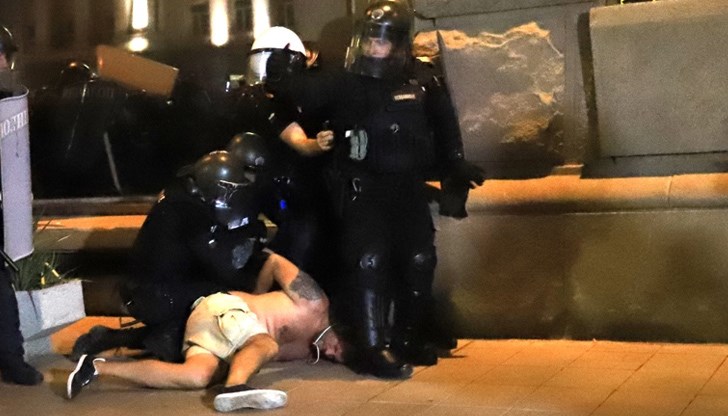 Полицейско насилие, каквото иначе познаваме от Минск