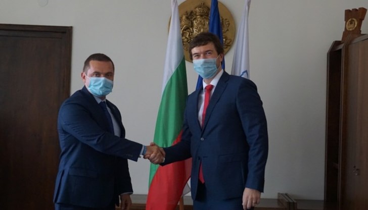 Кметът на Русе посрещна извънредния и пълномощен посланик на Чешката република в България Негово превъзходителство Лукаш Кауцки