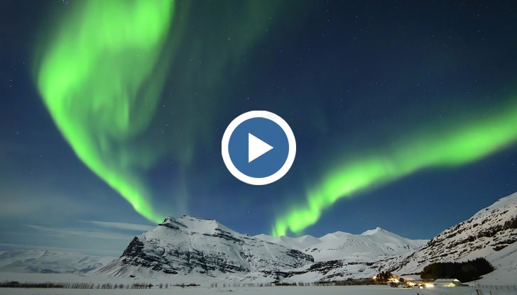 Местните са свикнали с красотата на природния феномен, който беше особено пленителен през последните дни