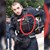 Полицай с метално чукче охранява Караянчева