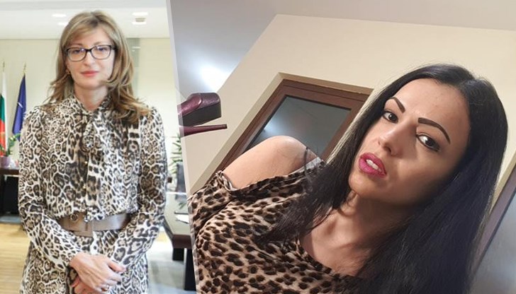 Първо си помислих, че някой си е направил хумористичен колаж със Захариева и я е облякъл като мис Леопард от селска чалготека