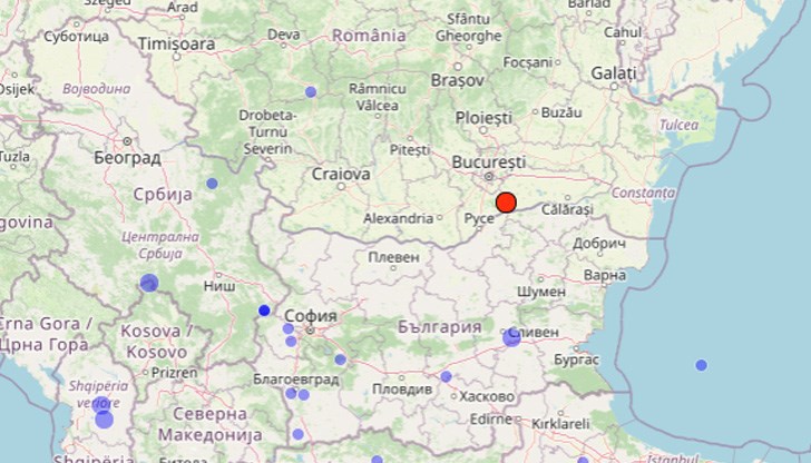 Трусът е регистриран в 5:51 часа