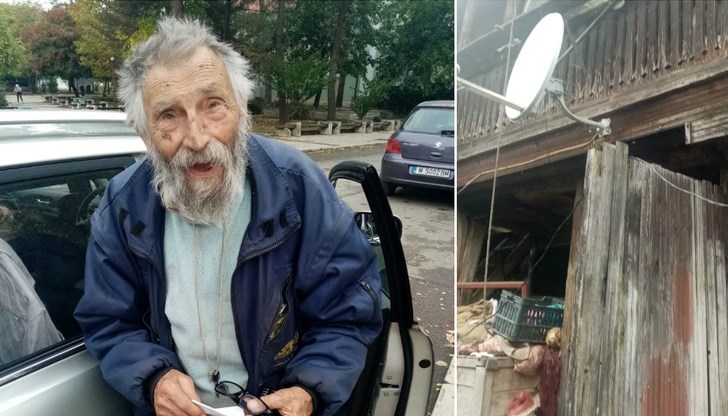 91-годишният творец има нужда от жилище, материали за рисуване и помощ от социален патронаж, който да му осигурява храна