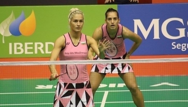 Водачките в схемата Стефани Стоева и Габриела Стоева спечелиха титлата на двойки на международния турнир по бадминтон