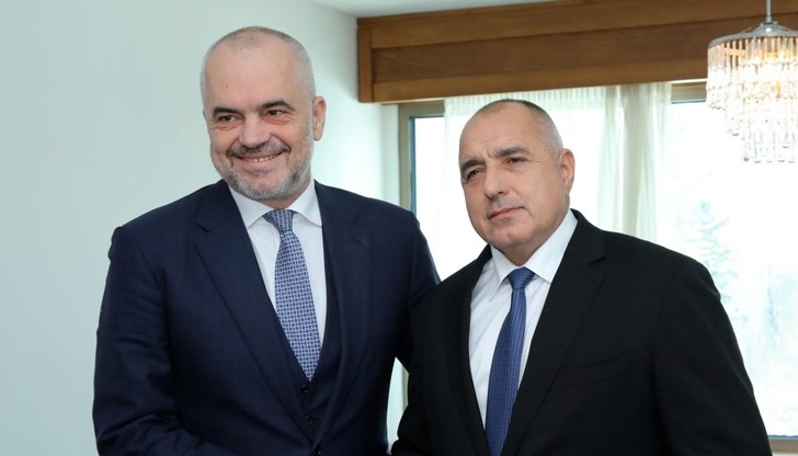 Министър-председателят Бойко Борисов проведе телефонен разговор с премиера на Албания Еди Рама