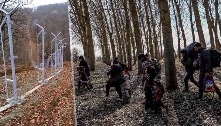 По цялото протежение на българската граница с Турция се забелязва безпрецедентен наплив на бежанци от страните от Близкия и Среден изток