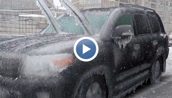 Ефективен начин за отстраняване на лед от каросерията на Toyota Land Cruiser Prado