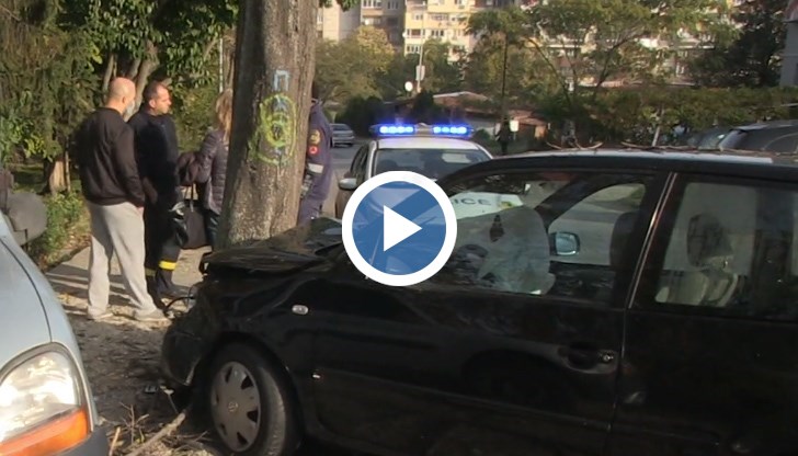 Произшествието е станало при спускане на автомобила покрай Дом „Майка и дете“