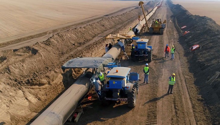 Българският участък е свързан с газопровода в Сърбия