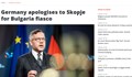 EUOBSERVER: Германия се извинява на Скопие за българското фиаско