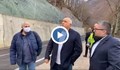 Бойко Борисов пак е по пътищата, инспектира пътя за Рилския манастир