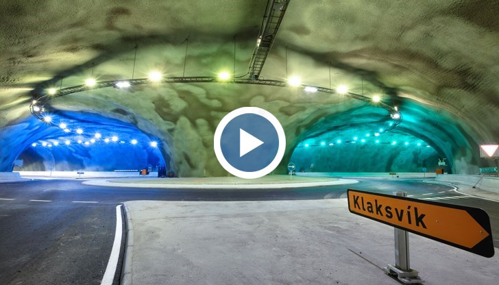 В най-дълбокия си участък тунелът минава на 187 метра под морското дъно