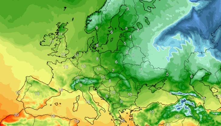 Синоптичните модели прогнозират промяна в атмосферната циркулация над Балканите от средата на следващата седмица