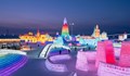 Зрелищен град от сняг и лед се издига в Китай