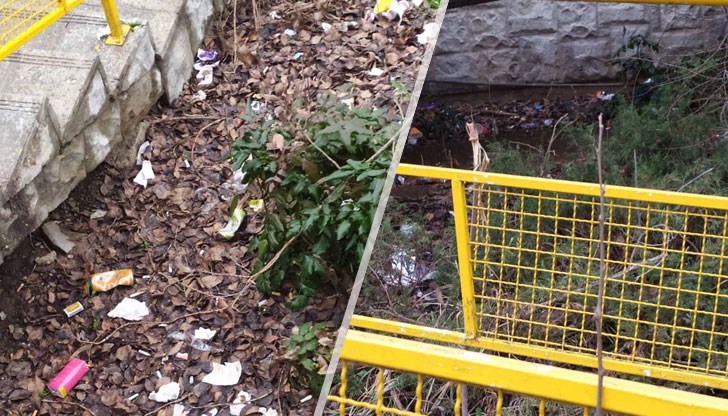 Прилежащите на търговския обект площи не се почистват изобщо