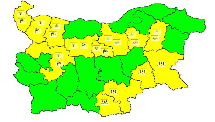 През нощта срещу 10 януари времето се влошава През нощта срещу 10 януари времето се влошава
