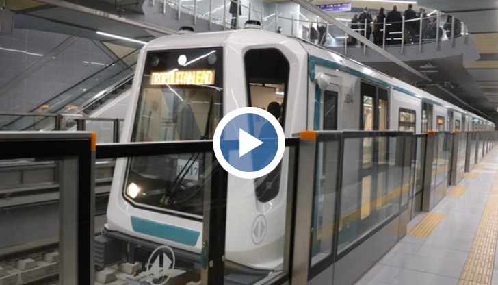 Остава спряна частта от третия лъч между спирките "Театрална" и Хаджи Димитър", причините - неясни