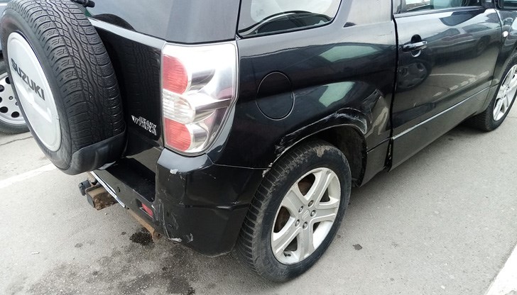 Инцидентът е станал на паркинга на "Кауфланд" на булевард "Липник" Инцидентът е станал на паркинга на "Кауфланд" на булевард "Липник"