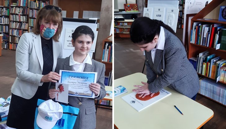 11-годишната ученичка е прочела 289 книги от библиотеката