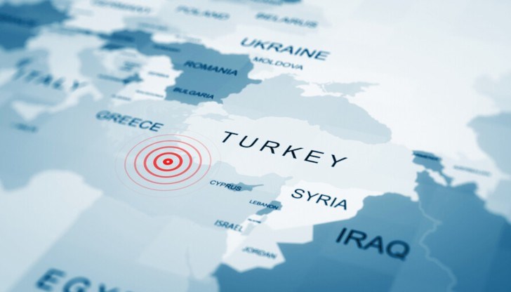 Земетресението е станало в 3.41 ч. на дълбочина около 10 км.