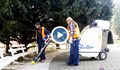 Чистят улиците на Велико Търново с гигантска прахосмукачка