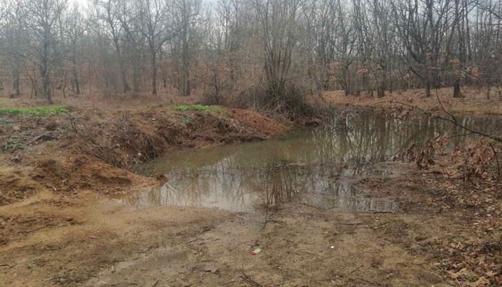 Вместо да бъдат почистени, са покрити с пръст