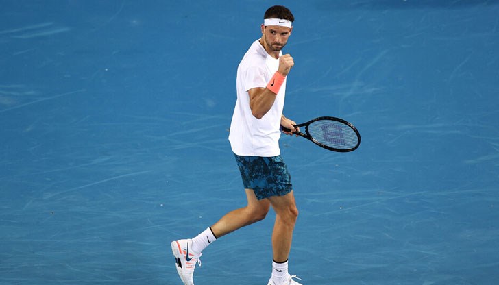 Българинът победи Пабло Кареньо Буста с 6-0, 1-0