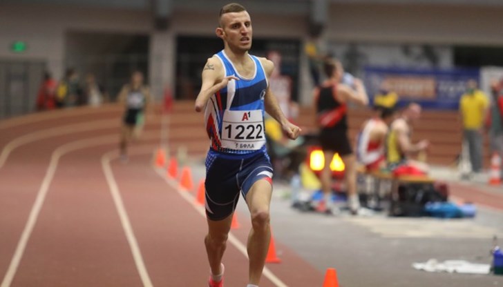 Световният шампион за хора с увреждания за 2019 г. и носител на приза “Спортист на България за хора с увреждания” за последните две години спечели титлата при мъжете с 3:53.44 минути