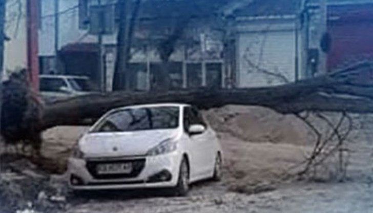 На много места има отнесени покриви, съборени части от сгради, рухнали билбордове и затиснати автомобили На много места има отнесени покриви, съборени части от сгради, рухнали билбордове и затиснати автомобили