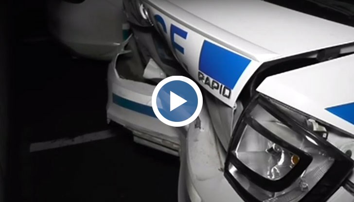 През това време катаджиите пишели акт на спрян за нарушение шофьор