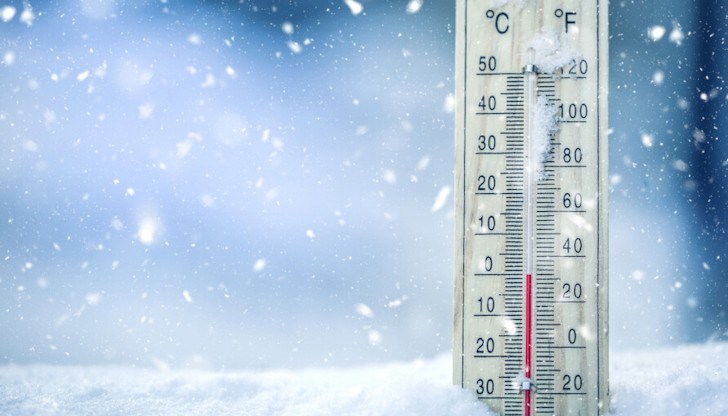 В София беше минус 15 градуса, в Пазарджик - минус 14, в Драгоман, Чирпан и Благоевград - минус 13, в Кюстендил - минус 10 градуса