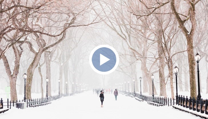 Сняг ще вали тази нощ на много места, но се очаква да натрупа тук в района на София, в планинските райони и в Североизточна България