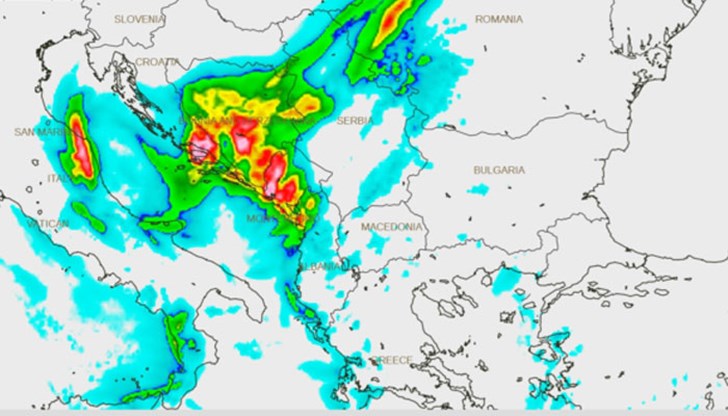 Циклогенез ще определя времето в България