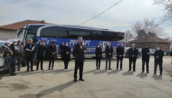Централният лъч на ДПС пристигна в община Самуил, област Разград, за да представи кандидатите за народни представители