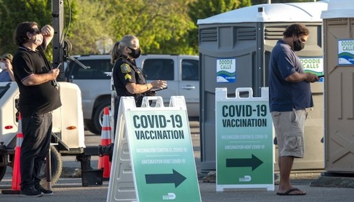 За първи път само за ден са имунизирани 2 милиона американци – колкото в Германия от декември насам