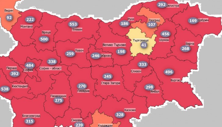 Локален подход предприеха в областите, които се намират под най-силен епидемичен натиск Локален подход предприеха в областите, които се намират под най-силен епидемичен натиск