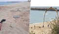 Изливат бетон на плаж "Кабакум"