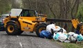 Тонове отпадъци бяха изхвърлени край Борово