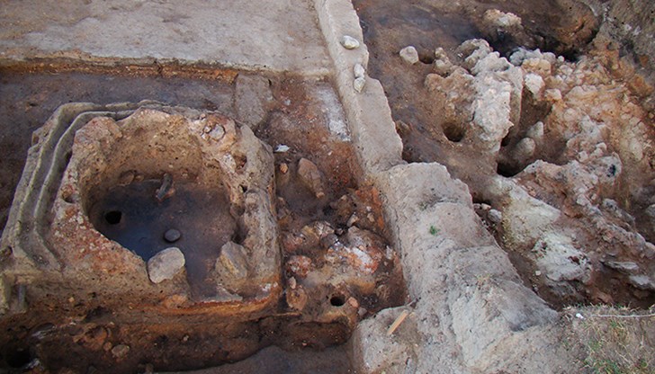 Една от пещите за изработване на керамика е с рядка за времето си архитектура