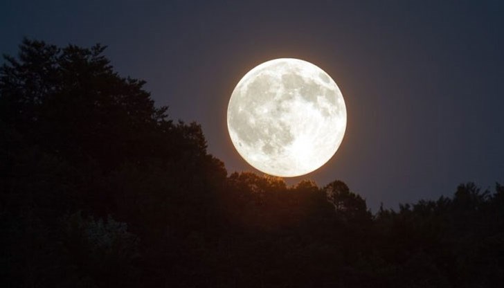 При суперлуние Луната е с яркост около 16% по-висока от средната