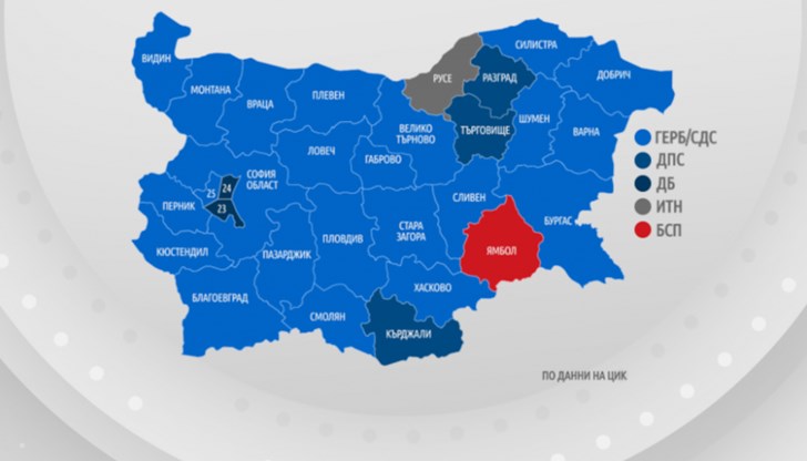 Как е разпределен избирателният вот Как е разпределен избирателният вот