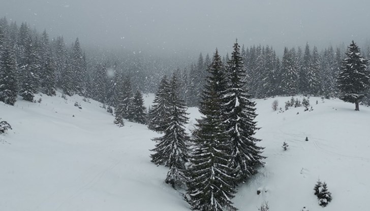 Сняг валя днес в Пампорово и по високите части на област Смолян
