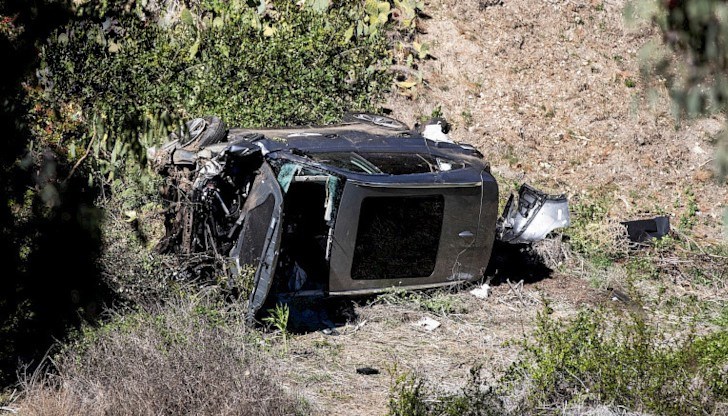 Голф звездата катастрофира на 23 февруари