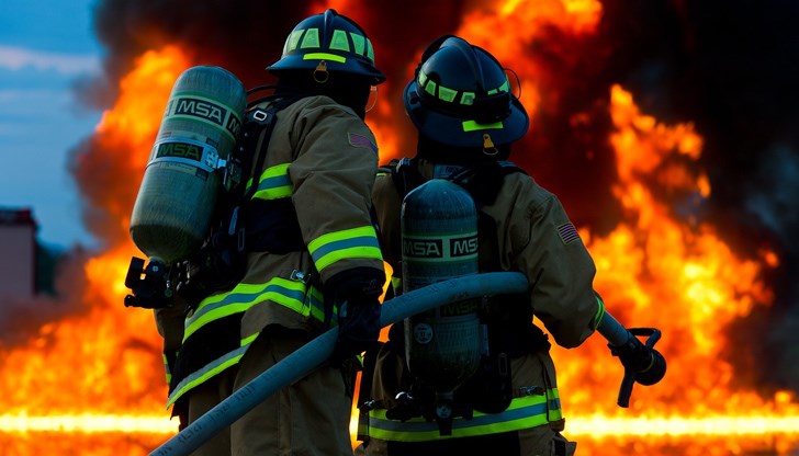 Повече от три часа русенските пожарникари гасили огъня