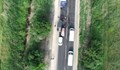 ТИР и три автомобила се сблъскаха край Пловдив