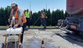 Започна ремонт на кръговото кръстовище до полицията