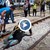 Полицай от Пловдив издърпа 85-тонен локомотив